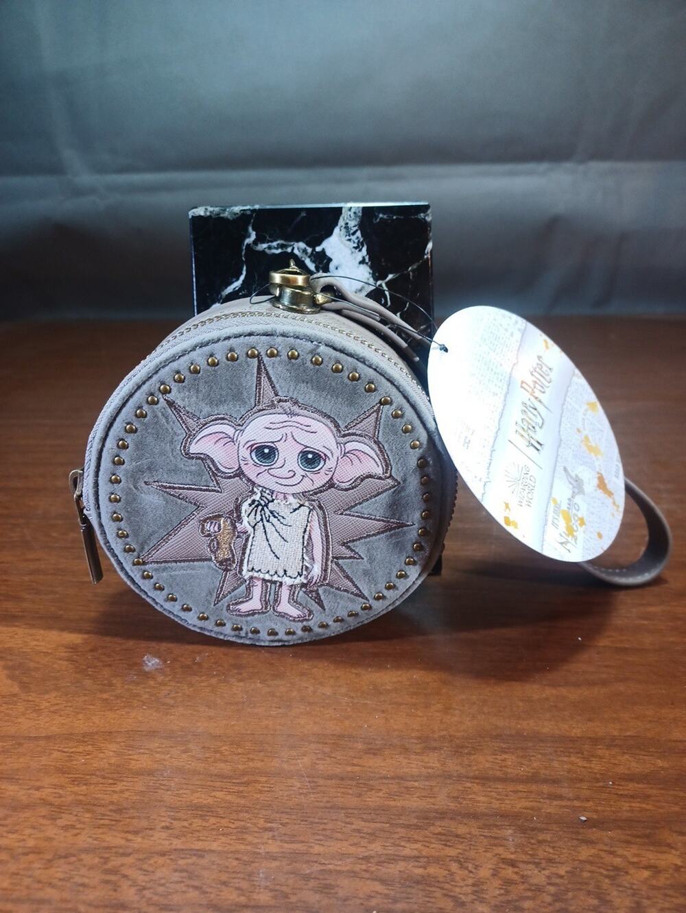NWT EXCLUSIVE Harry Potter Dobby Portrait Coin Purse Wristlet GREAT SIZE